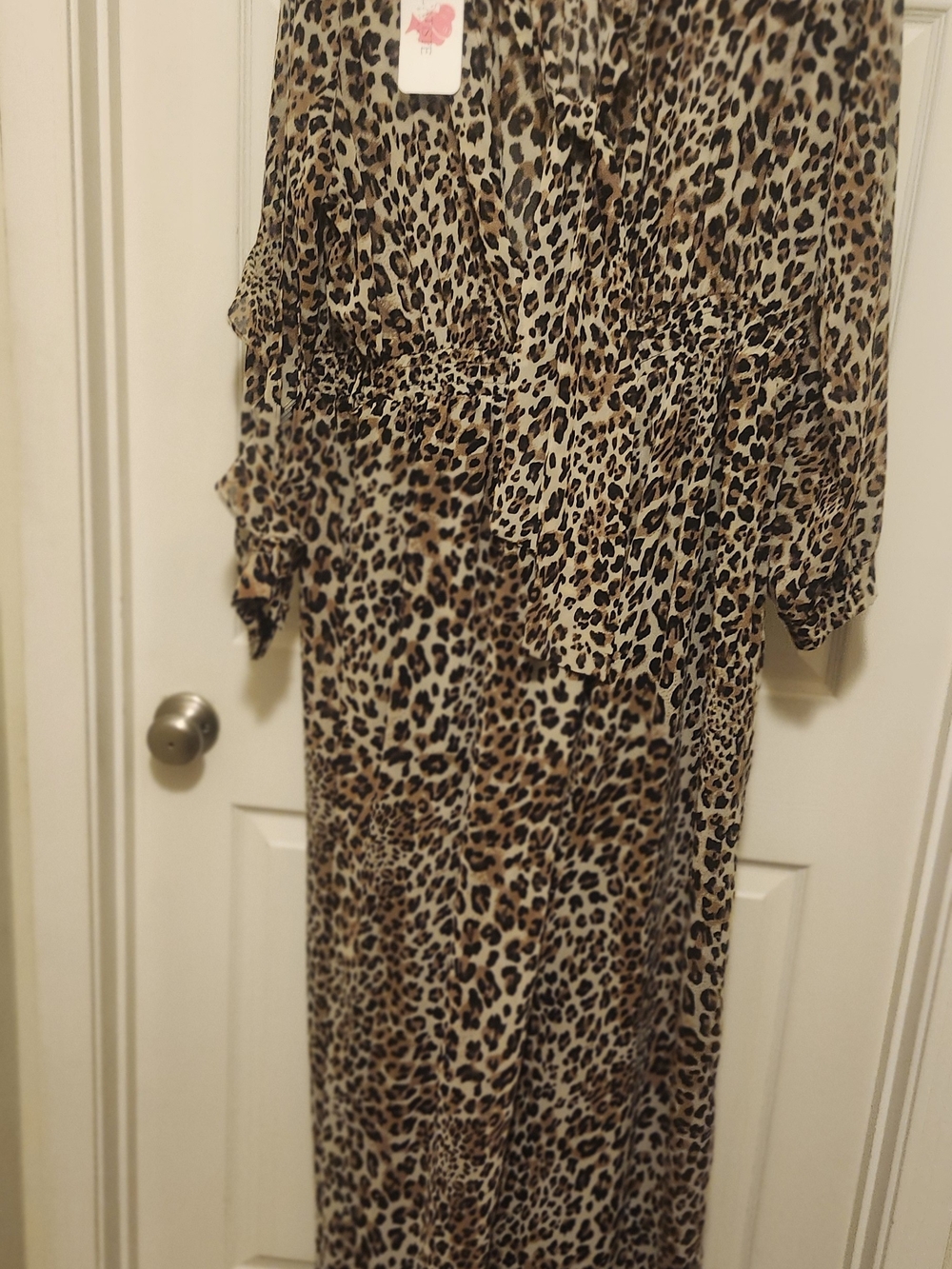 Leopard Print Maxi Dress